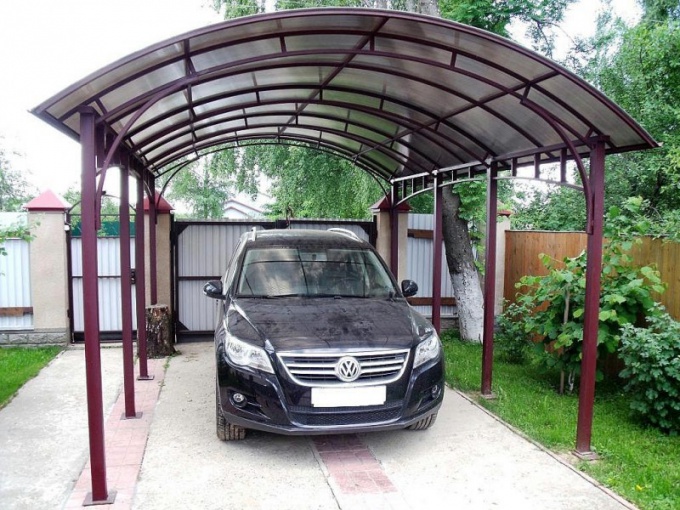 Carport din policarbonat