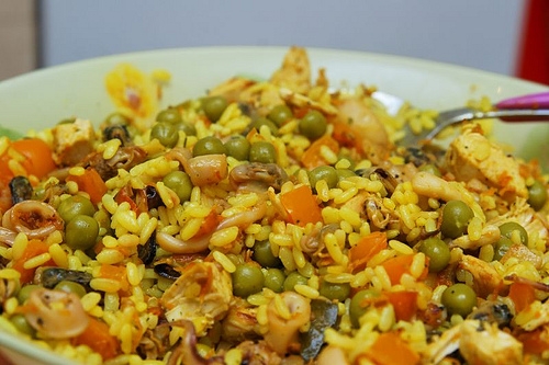 Paella de la pui