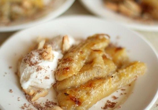 Baked bananas - desert simplu și delicios