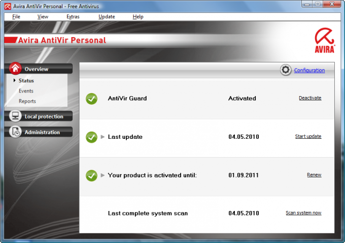 Avira Free Antivirus